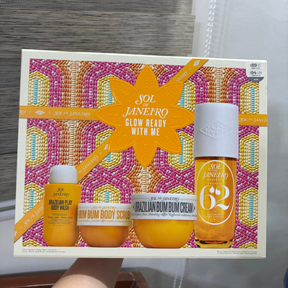 Sol de Janeiro - Cheirosa 62 240ml + bumbum cream 150ml + body scrub 75g + body wash 90ml (sealed)