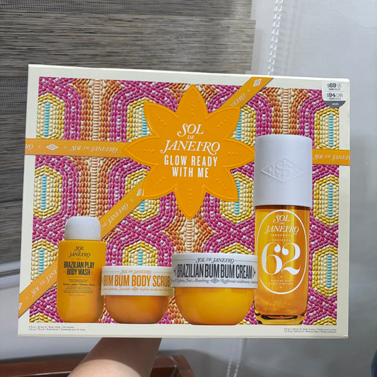 Sol de Janeiro - Cheirosa 62 240ml + bumbum cream 150ml + body scrub 75g + body wash 90ml (sealed)
