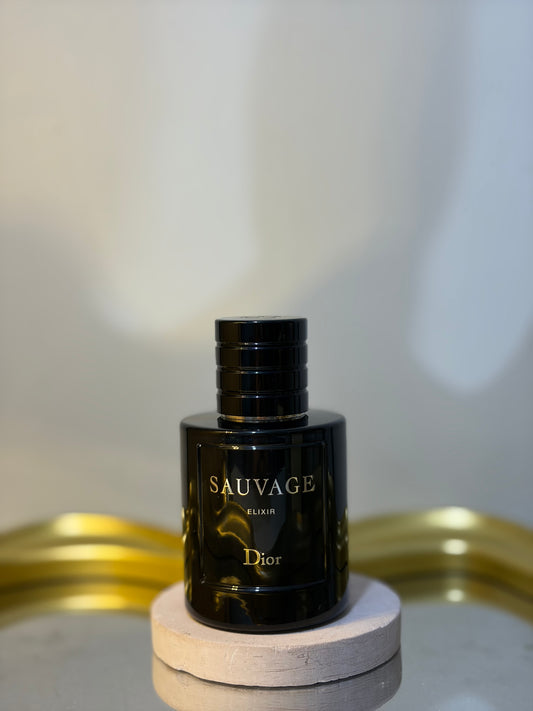 partial | Dior - Sauvage Elixir 60ml *2021 batch* (few sprays missing, bottle only)