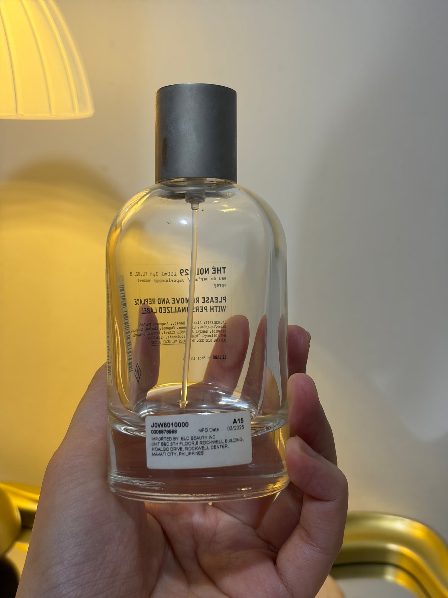 partial | Le Labo - The Noir 29 approx 4ml/100ml tester bottle