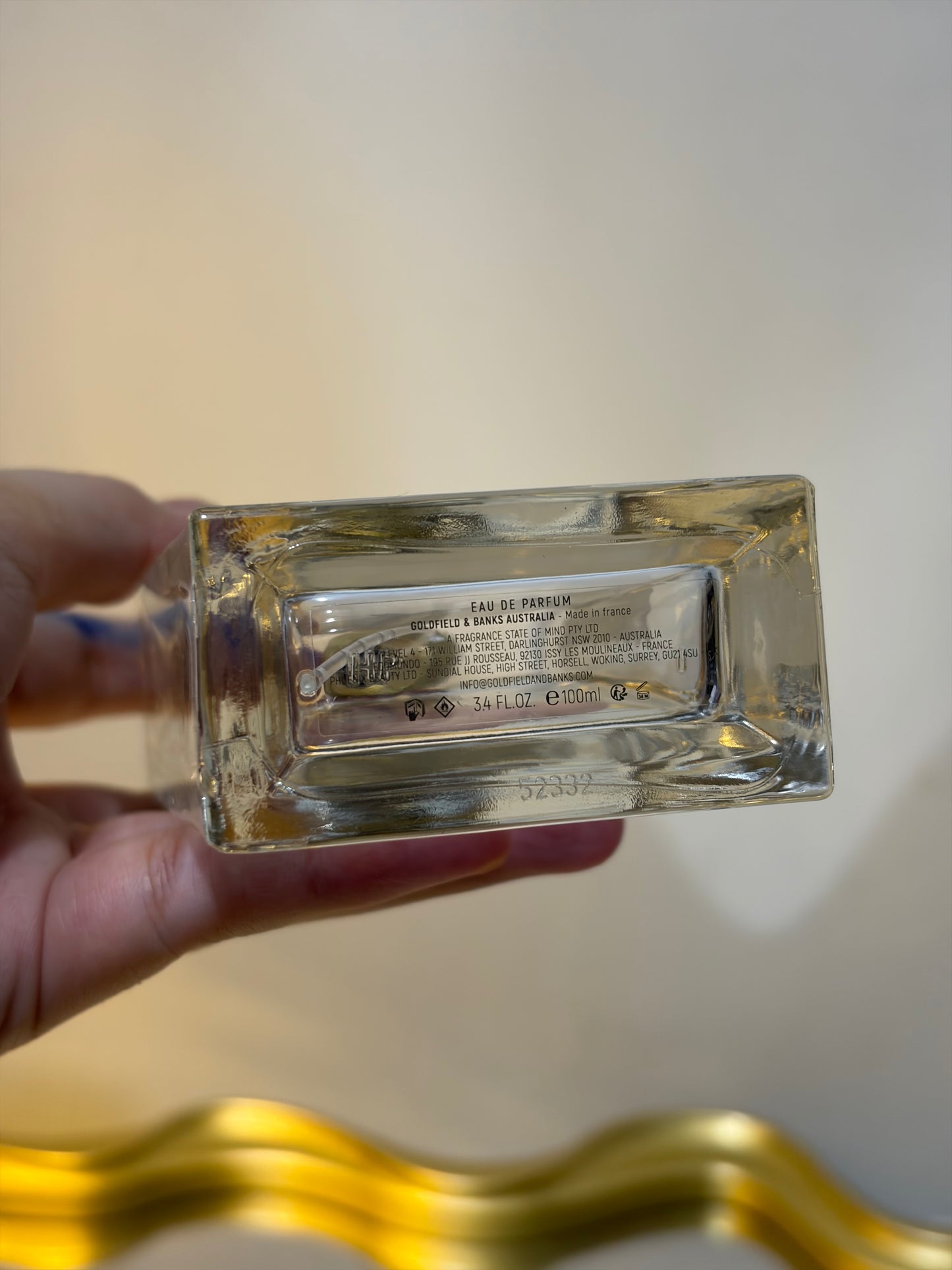 partial | Goldfield & Banks - Ingenious Ginger (approx 1ml/100ml) tester box
